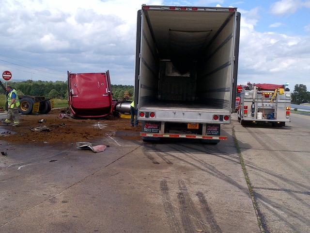 MVC on Hwy 20 at the IOCO Truck Stop 06.28.2013
